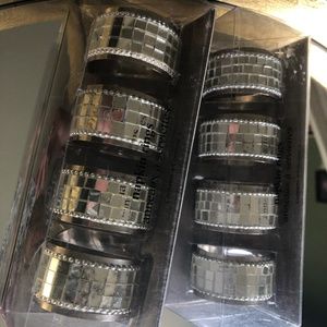 8 new contemporary napkin rings